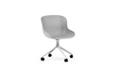 Normann Copenhagen Hyg Chair Swivel 4W Aluminium/Grey
