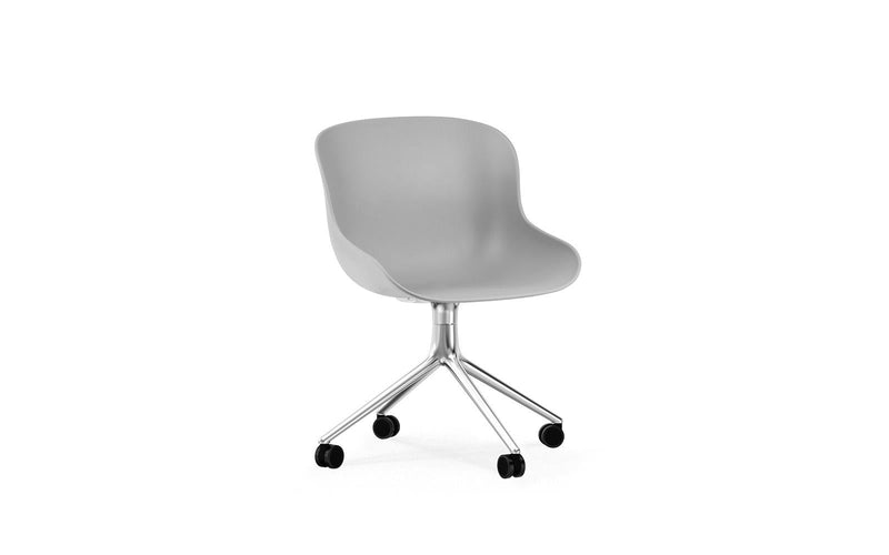 Normann Copenhagen Hyg Chair Swivel 4W Aluminium/Grey