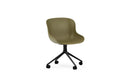 Normann Copenhagen Hyg Chair Swivel 4W Black Aluminium/Olive