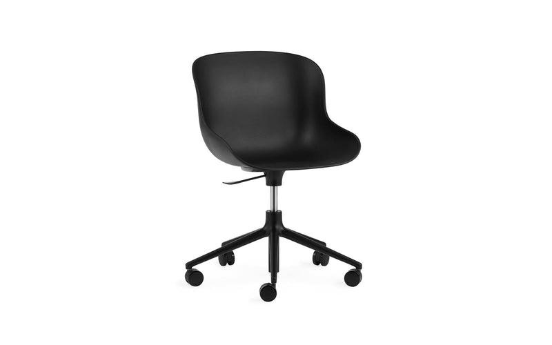Normann Copenhagen Hyg Chair Swivel 5W Gaslift Black Alu Black