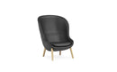 Normann Copenhagen Hyg Lounge Chair High Oak Ultra Leather