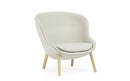 Normann Copenhagen Hyg Lounge Chair Low Oak Main Line Flax