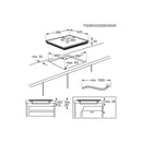 Grade B AEG IKE64441FB 59cm 4 Zone Induction Hob with Bridge Zone Black