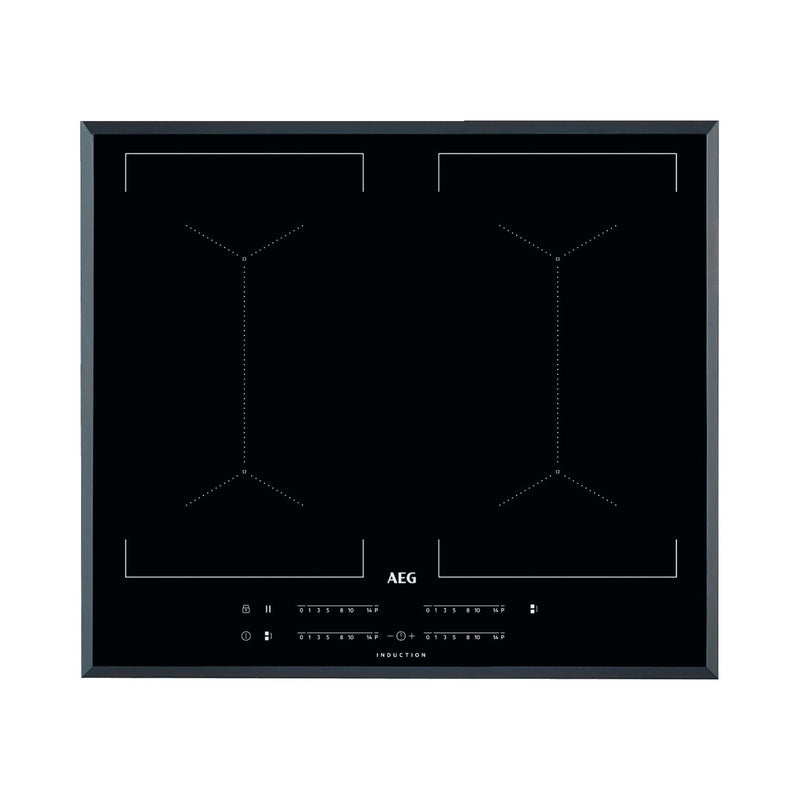 Grade A AEG MaxiSense IKE64450FB 60cm Touch Control 4 Zone Induction Hob Frameless
