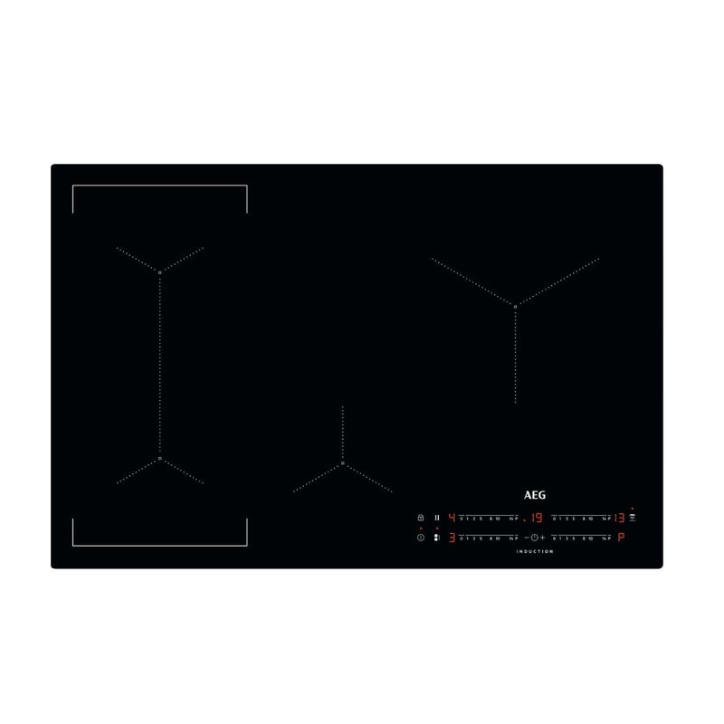 Grade A AEG 6000 Series IKX84443CB 80cm Induction Hob with Bridge Zone