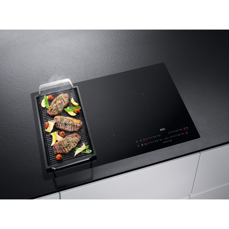 Grade A AEG 6000 Series IKX84443CB 80cm Induction Hob with Bridge Zone