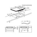 Grade B AEG 6000 Series IKX84443CB 80cm Induction Hob with Bridge Zone