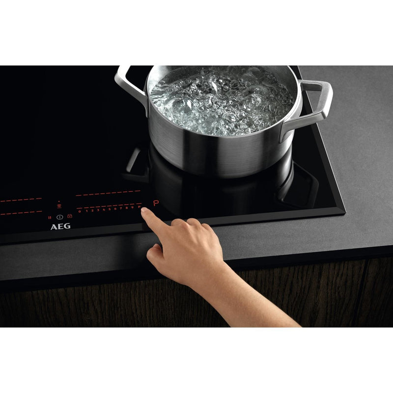 Grade A AEG IPE64551FB 60cm 4 Zone Induction Hob with Dual Bridge Zones