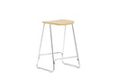 Normann Copenhagen Just Barstool 65 cm Oak/Chrome