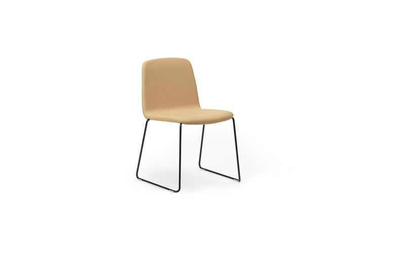 Normann Copenhagen Just Chair Upholstered Black Steel/ Synergy