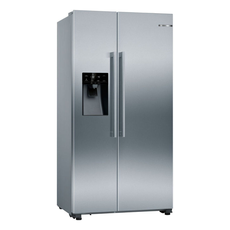 Grade A Bosch KAD93AIERG Freestanding 533 Litre Frost Free American Fridge Freezer Stainless steel