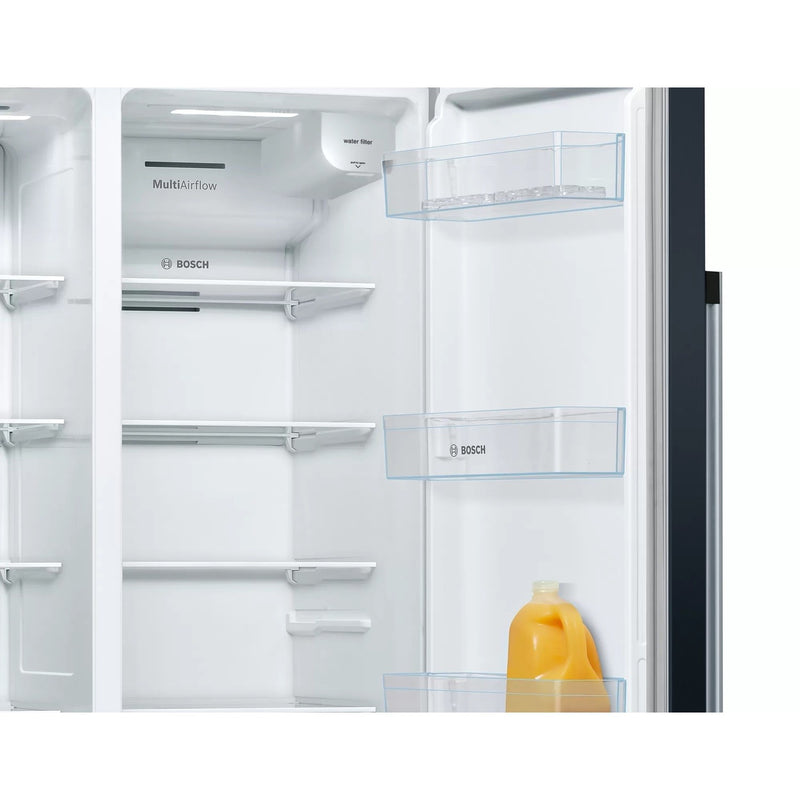 Grade C Bosch KAD93VBFPG Freestanding 533 Litre Frost Free American Fridge Freezer Black