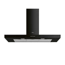 Grade A Smeg 110cm Chimney Cooker Hood - Black