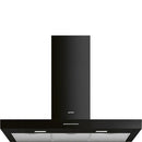 GRADE A1 - Smeg 90cm Chimney Cooker Hood - Black