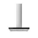 Grade A Smeg KBTI9L4VN 90cm Island Cooker Hood Stainless Steel with Black Glass