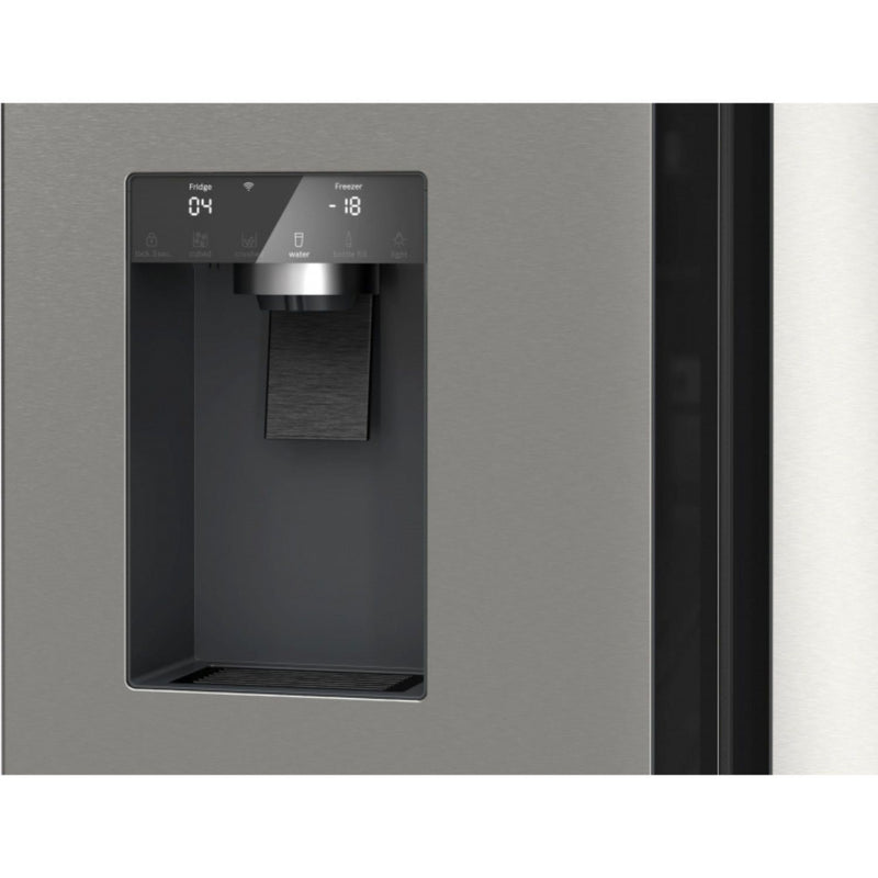 Grade B Bosch Series 6 KFD96APEA Freestanding 574 Litre Frost Free American Fridge Freezer Inox