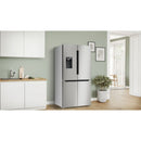 Grade B Bosch Series 6 KFD96APEA Freestanding 574 Litre Frost Free American Fridge Freezer Inox