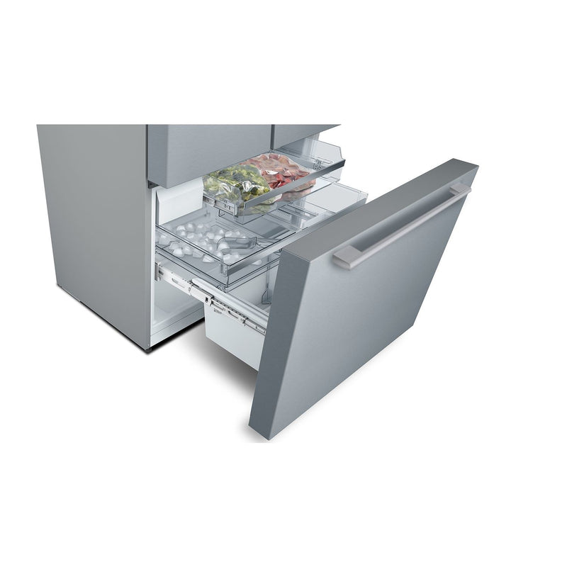 Grade B Bosch Series 8 KFF96PIEP Freestanding 573 Litre American Frost Free Fridge Freezer Stainless Steel