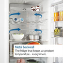 Grade C Bosch KFF96PIEP Series 8 573 Litre French Style American Freestanding Fridge Freezer - Easyclean Stainless Steel
