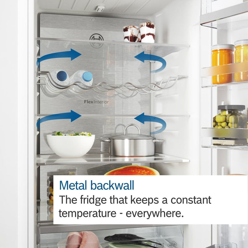 Grade B Bosch Series 8 KFF96PIEP Freestanding 573 Litre American Frost Free Fridge Freezer Stainless Steel