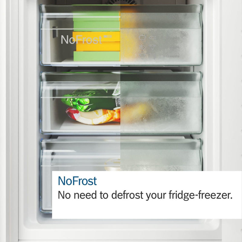 Grade B Bosch Series 8 KFF96PIEP Freestanding 573 Litre American Frost Free Fridge Freezer Stainless Steel