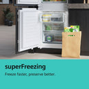 Grade B Siemens iQ500 363 Litre 70/30 Freestanding Fridge Freezer - Stainless Steel