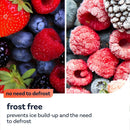 Grade B Bosch Series 2 KGN27NBEAG Freestanding 255 Litre 50/50 Frost Free Fridge Freezer Black