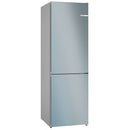 Grade C Bosch Series 4 321 Litre 60/40 Freestanding Fridge Freezer - Stainless Steel Look