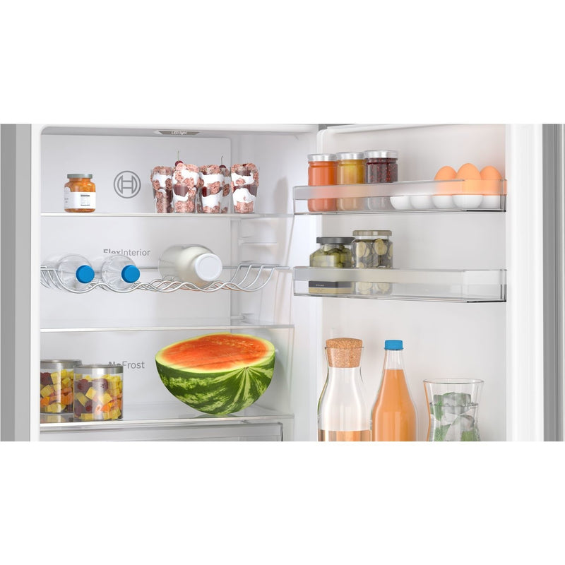 Grade B Bosch Series 4 KGN362LDFG Freestanding 321 Litre 60/40 Frost Free Fridge Freezer Stainless Steel Look