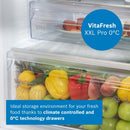 Grade B Bosch Series 4 KGN362LDFG Freestanding 321 Litre 60/40 Frost Free Fridge Freezer Stainless Steel Look