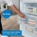 Grade C Bosch Series 4 321 Litre 60/40 Freestanding Fridge Freezer - Stainless Steel Look