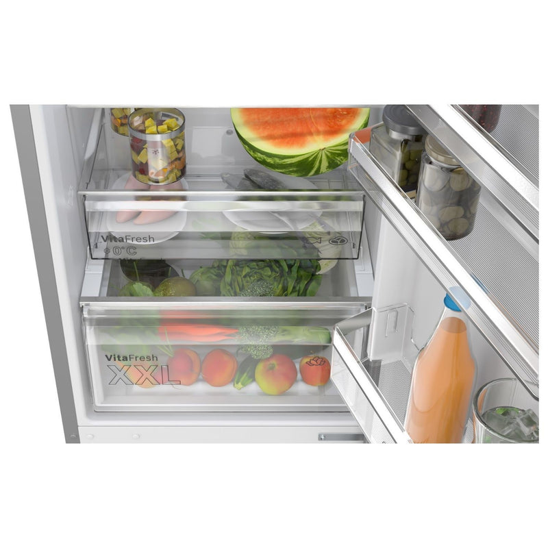 Grade A Bosch Series 4 KGN392LAGG Freestanding 363 Litre 70/30 Fridge Freezer