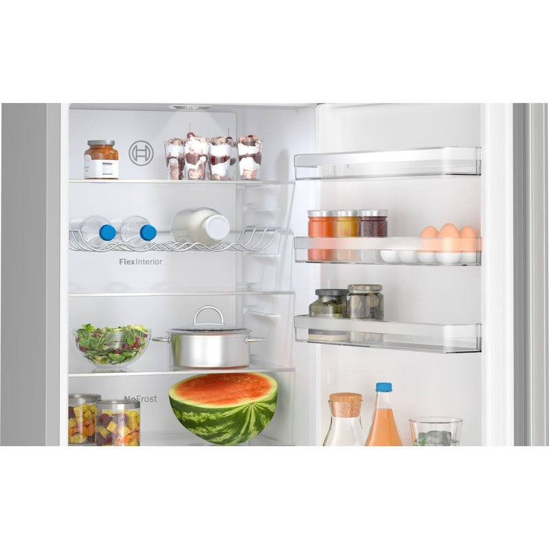 Grade A Bosch Series 4 KGN392LBFG Freestanding 363 Litre 70/30 Fridge Freezer