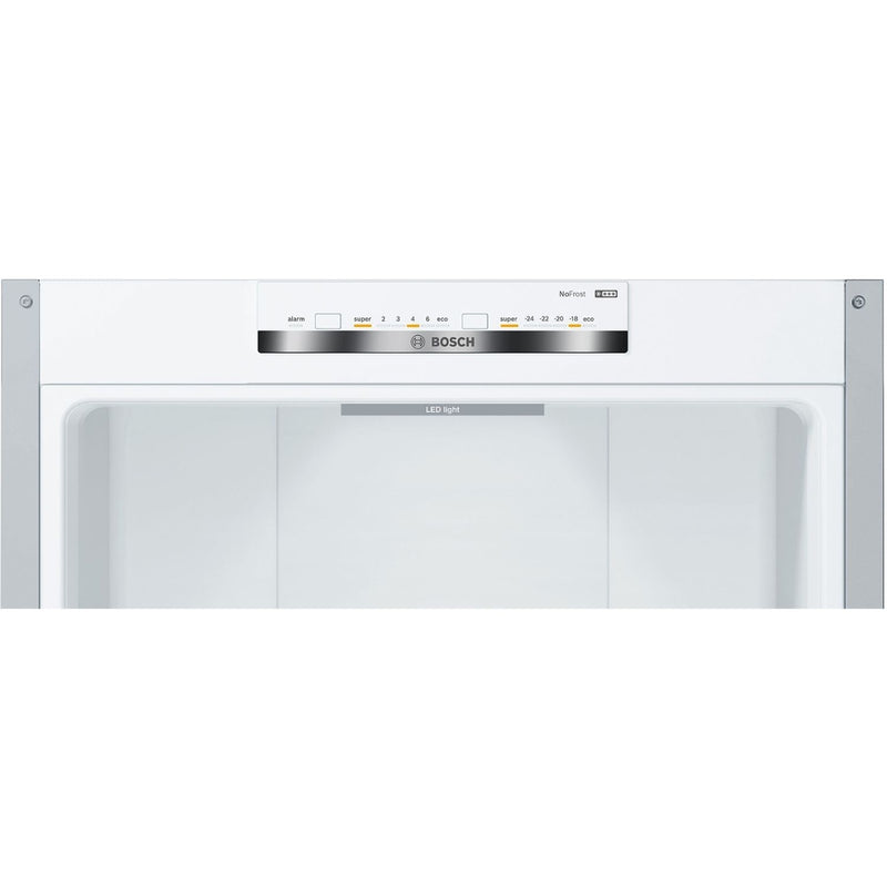 GRADE A2 - Bosch Series 4 366 Litre 70/30 Freestanding Fridge Freezer - Stainless Steel