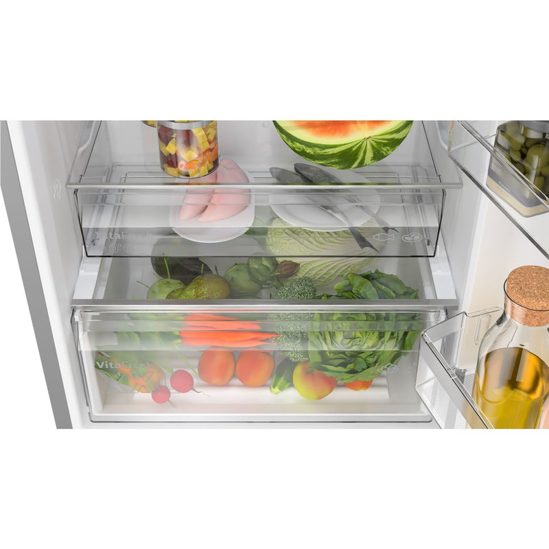 Grade B Bosch Series 4 KGN492LDFG Freestanding 440 Litre 70/30 Frost Free Fridge Freezer Stainless Steel