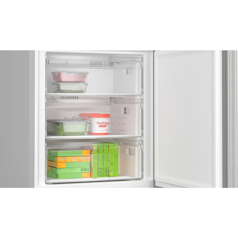 Grade B Bosch Series 4 KGN492LDFG Freestanding 440 Litre 70/30 Frost Free Fridge Freezer Stainless Steel
