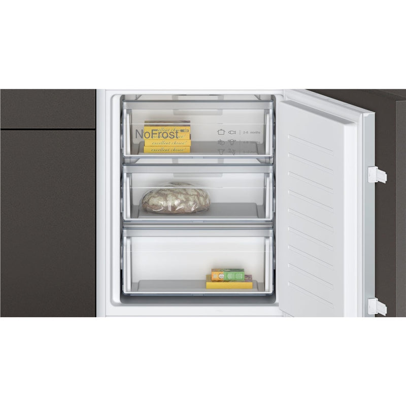 Grade A Neff N50 KI7862SE0G Integrated 260 Litre 60/40 Frost Free Fridge Freezer White