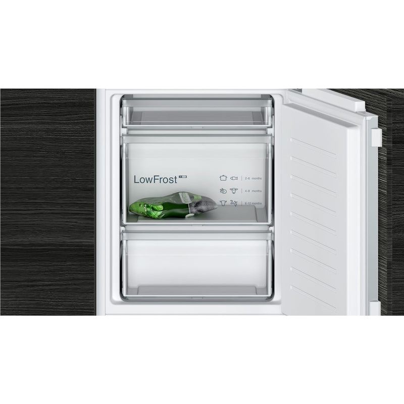 Grade A Siemens KI86VVFE0G iQ300 Integrated 267 Litre 60/40 Low Frost Fridge Freezer White