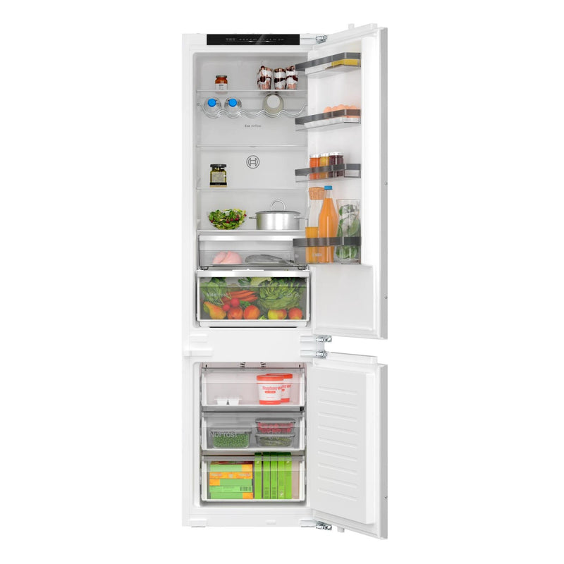Grade B Bosch Series 4 KIN96VFD0 Integrated 290 Litre 70/30 Frost Free Fridge Freezer White