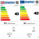 Grade A Bosch Series 6 KIR81ADD0G Integrated 310 Litre Fridge White