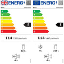 Grade A Bosch Series 2 KIR81NSE0G Integrated 310 Litre In-column Fridge