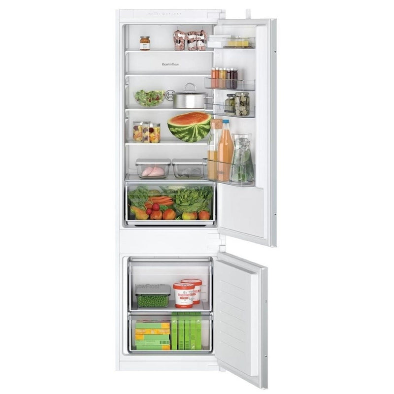 Grade A Bosch Series 2 KIV87NSE0G Integrated 270 Litre 70/30 Low Frost Fridge Freezer