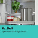 GRADE A2 - Siemens 402 Litre Freestanding Fridge - Black Steel