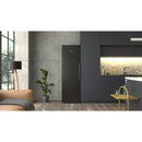 GRADE A2 - Siemens 402 Litre Freestanding Fridge - Black Steel