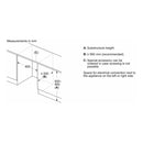 Grade B Neff N50 KU1212FE0G Integrated 134 Litre Built Under Fridge