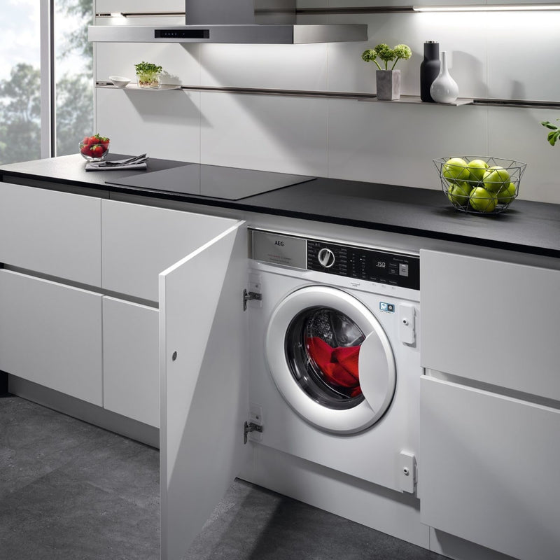 Grade B AEG 7000 Series ProSteam LF7E7431BI Integrated 7KG 1400 Spin Washing Machine White