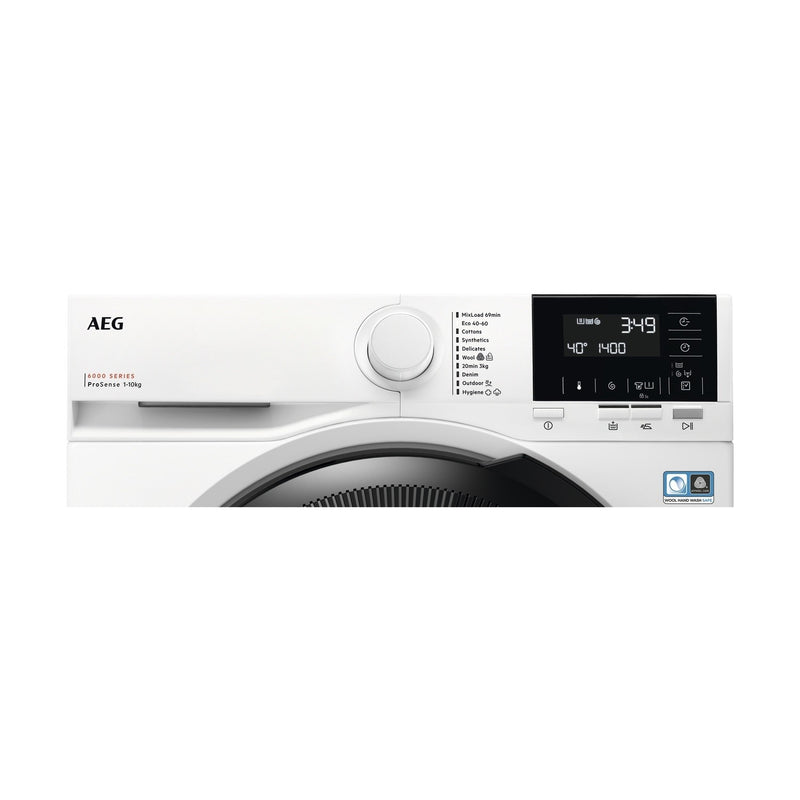 Grade A AEG 6000 Series ProSense LFR61144B Freestanding 10KG 1400 Spin Washing Machine