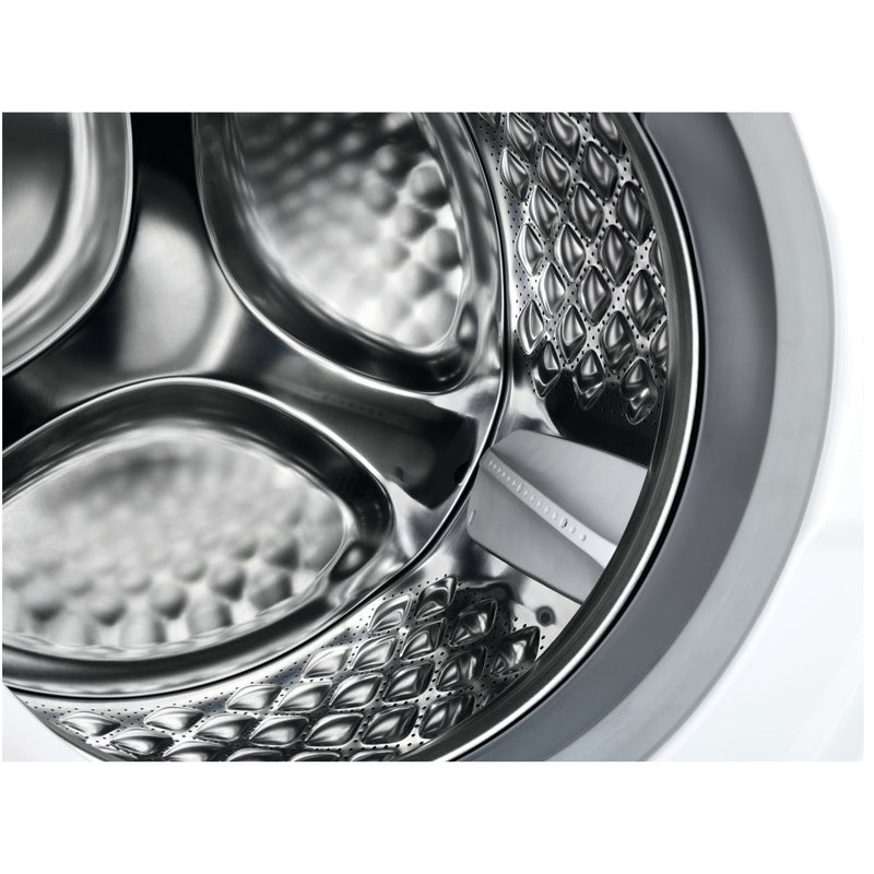 Grade B AEG 7000 Series ProSteam LWR7185M4B Freestanding 8/5KG 1400 Spin Washer Dryer White