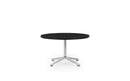 Normann Copenhagen Lunar Coffee Table Alu H40 Ø70 cm Black Oak