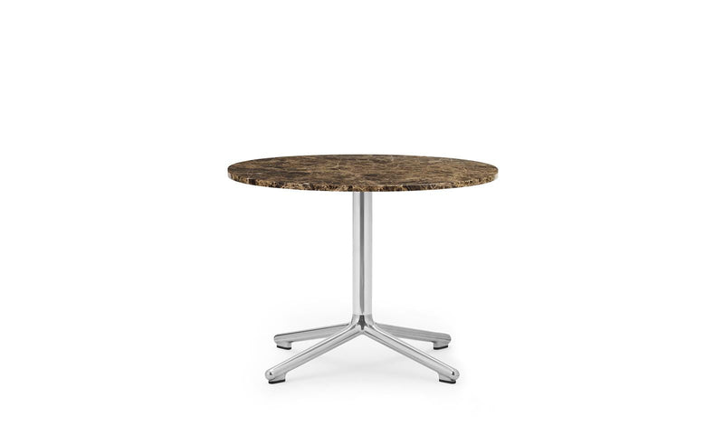 Normann Copenhagen Lunar Coffee Table Alu H45 Ø60 cm Marble